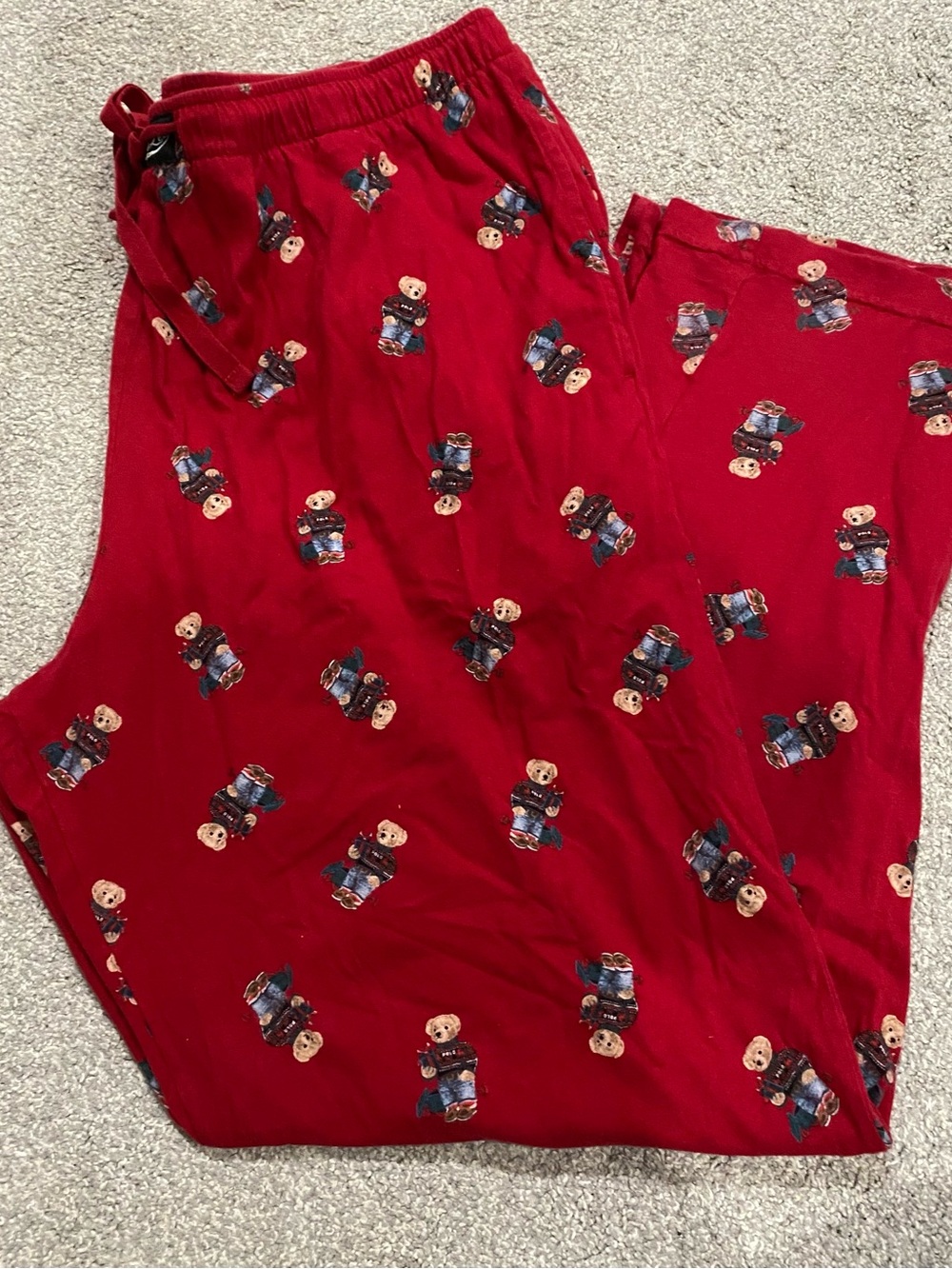 Polo by Ralph Lauren Red Bear-Print men’s Pajama Bottoms